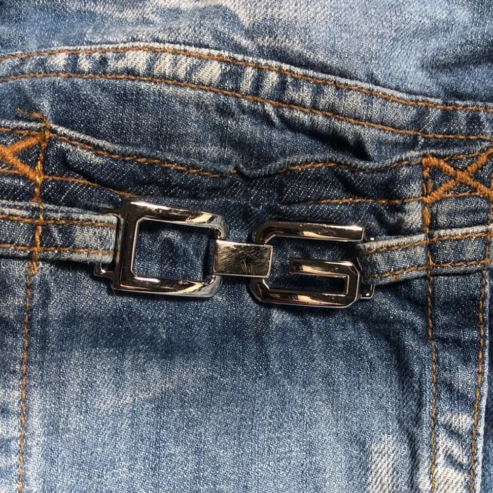 Dolce and gabbana skirt jean denim silver accent - Picture 9 of 16